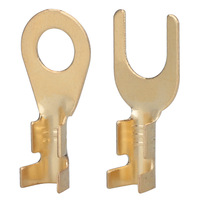 Terminal de mise à la terre exclusif transfrontalier 1050PCS/150PCS, cosses rondes de câblage de type ouvert en cuivre, fabriqué en Chine