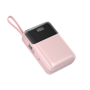 เครื่องชาร์จพกพา, พาวเวอร์แบงค์ชาร์จเร็ว 22.5W, ความจุ 20000mAh ปลอดภัยสำหรับการเดินทาง, สาย USB-C ในตัว พร้อมหน้าจอ LED แสดงสถานะแบตเตอรี่ - Product Image 2