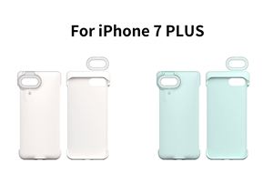 Nouvelle lampe LED d'appoint pour selfie, anneau lumineux, coque de téléphone portable antichoc, protection pour 11/12/XS, design couleur unie, ABS+PC - Product Image 6