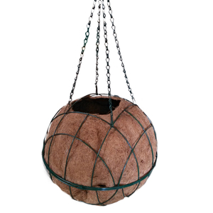 Pots de fleurs d'intérieur et d'extérieur, <span class=keywords><strong>panier</strong></span> suspendu <span class=keywords><strong>en</strong></span> métal avec doublure <span class=keywords><strong>en</strong></span> fibre de coco, chaîne porte-plantes <span class=keywords><strong>en</strong></span> fil rond pour la décoration de jardin - Product Image 4