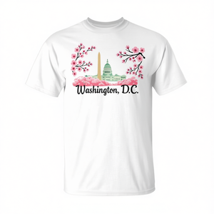 Camiseta novedosa de recuerdo de las flores de cerezo de Washington DC - Product Image 2