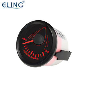 ELING 85MM समुद्री नाव नौका पतवार कोण सूचक गेज मीटर 0-190ohm के साथ संभोग के साथ सेंसर 12V 24 वोल्ट backlight - Product Image 3