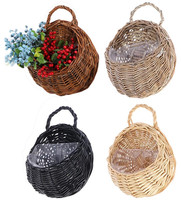 Jardinières murales en bois et Pots porte-plante panier pour plantes Pot au Crochet stockage d'herbes succulentes stockage de plantes succulentes tissées en Pot