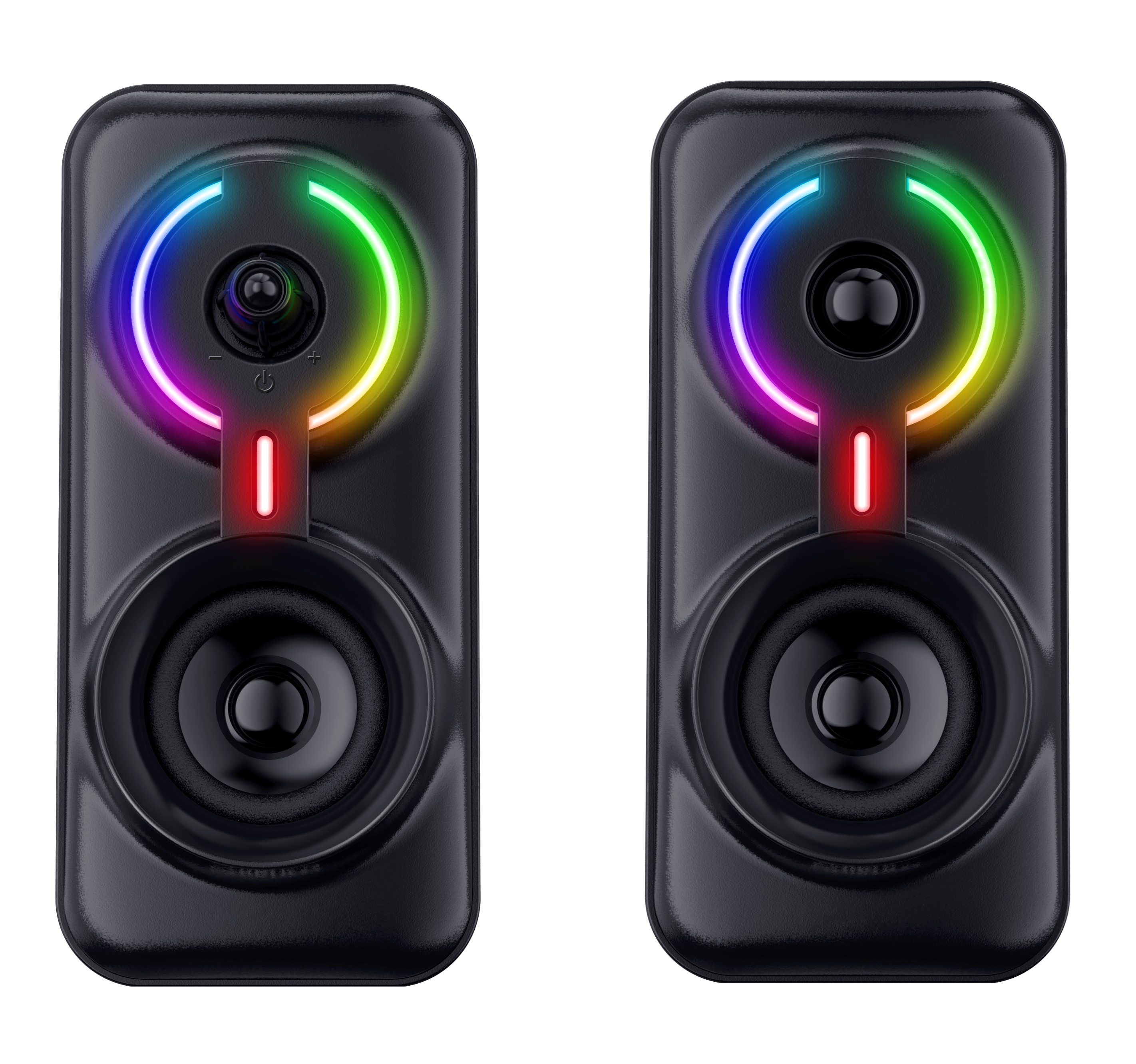 Onikuma L6 Colorful LED Light PC Speaker Wired USB Power Computer RGB LED Gaming Speaker