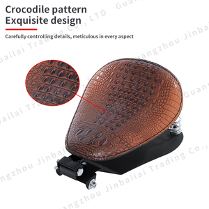 Asiento de Motocicleta Vintage con Soporte y Resorte, Cojín de Esponja PU para Road Glide Limited Sportster XL1200 - Product Image 4