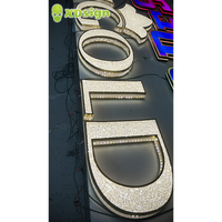 Lettres lumineuses LED personnalisées XDsign pour extérieur, en acier inoxydable, 3D, avec contrôle par application Bluetooth, étanches, pour publicité directionnelle