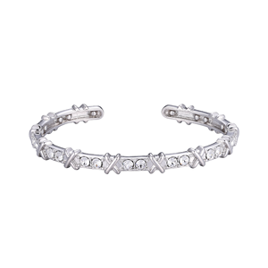 Pulsera de Cadena de Plata de Ley 925 con Moissanita para Mujer, Diseño Moderno, Ideal para Combinar con Estilo Casual, Bodas y Fiestas - Plateada, Perfecta - Product Image 1