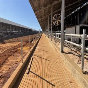 Cobertizo de vacas Edificio de granja Ganado Construcción de metal Edificio Cobertizo de ganado de acero ligero prefabricado - Product Image 3