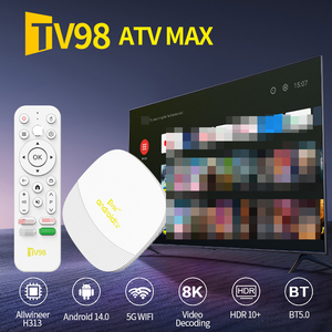 Cấu hình cao tv98 ATV Max TV BOX ANDROID 10 Allwinner H313 tốt nhất tv box với điều khiển bằng giọng nói miễn phí vận chuyển - Product Image 4