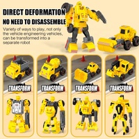 Juguetes STEM 6 en 1, Serie de Ingeniería, Camiones de Construcción, Coches Transformables, Juguetes de Inercia para Niños