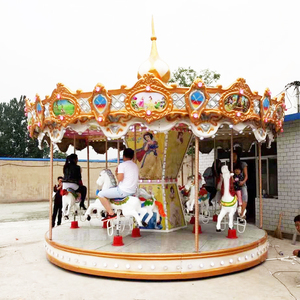 Atracciones Modernas de China, Atracciones para Niños, Parque de Atracciones, Nuevos Caballos de Carrusel de 8 Asientos - Product Image 3