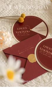 Ensemble de cartes de vœux de luxe personnalisées en usine, avec enveloppes pour invitations de mariage et d'anniversaire - Product Image 3
