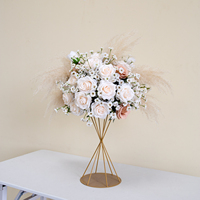 Boule de fleurs artificielles blanches de luxe LFB26049, petites fleurs élégantes, arrangement floral longue durée pour mariage, fête, maison