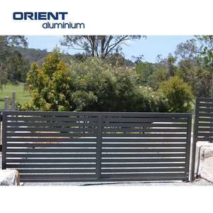 Panneau à lamelles en aluminium d'écran de <span class=keywords><strong>vue</strong></span> de protection d'intimité de marché clôturant pour le jardin nouveau de haute qualité - Product Image 4