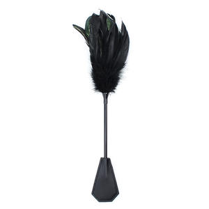 Plumes à double tête Pat court <span class=keywords><strong>Performance</strong></span> Props Fessée Paddles Flirting Toys BDSM Adult Sex Toys - Product Image 2