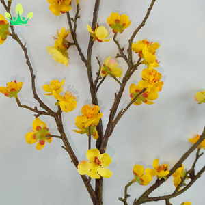 ดอกพ<span class=keywords><strong>ลั</strong></span><span class=keywords><strong>ม</strong></span>ป<span class=keywords><strong>ร</strong></span>ะดิษฐ์ดอกซากุระสีเหลืองกิ่งพ<span class=keywords><strong>ลั</strong></span><span class=keywords><strong>ม</strong></span>และสาขางานแต่งงานสีเหลืองสำหรับตกแต่งบ้านและสำนักงาน - Product Image 5