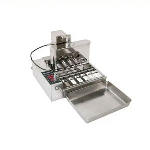 Machine à beignets commerciale électrique à gaz 6 rangées, mini-friteuse automatique pour beignets, machine à faire des beignets professionnelle pour la <span class=keywords><strong>France</strong></span> - Product Image 6
