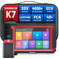 Escáner de Diagnóstico para Auto K7 con Bluetooth, Herramienta de Escaneo OBD2 Bidireccional, Codificación ECU, Actualización Gratuita, Dispositivo de Reparación Automotriz