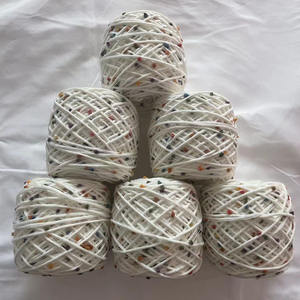 Iplik usta 7S/8 akrilik + polyester renkli nokta karışımlı iplik gökkuşağı el yapımı diy dokuma eşarp iplik - Product Image 2