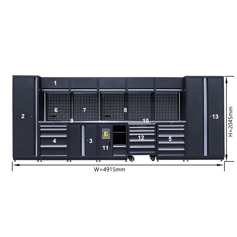 Workshop Garage Units Steel Tool Boxes
