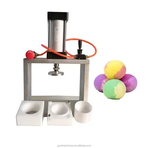 Pneumatic Small Manual Mini Bath Bomb Hand Multi Press Molds Making Machine With 2/3/4 Piston Head Salt Ball Press Machine