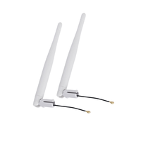 Antenne LoRa 866 MHz, antenne WiFi 2,4 GHz, antenne 866/868 MHz avec connecteur U.FL pour passerelle LoRa/module IoT, câble de 15 cm, 1,13 mm