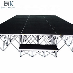 Scène mobile pliable rapide d'intérieur et d'extérieur, plateforme de scène modulaire 1x1M pour événement - Product Image 4