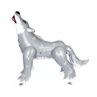 Jouet gonflable de fête pour enfants, loup de dessin animé en PVC, docteur dauphin, arroseur de fête gonflable, arroseur d'eau extérieur pour enfants
