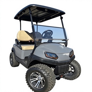 Voiturette de golf électrique élévatrice Elite Tempo 4 places, style Club Car, alimentée par batterie, véhicule utilitaire premium - Product Image 1