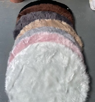 Tapis en fausse fourrure de lapin de luxe - Tapis moelleux et épais pour salon et chambre, lavable en machine, antidérapant, intérieur élégant