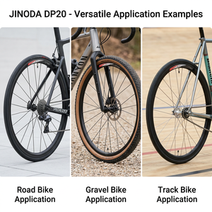 <span class=keywords><strong>Jante</strong></span> de vélo de route en alliage d'aluminium 6061-T6, section profonde 30 mm, <span class=keywords><strong>700c</strong></span> 23C, surface de freinage usinée, noir argenté - Product Image 3