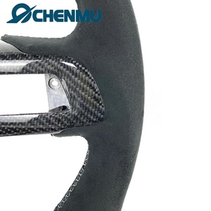 พวงมาลัยหนังคาร์บอนไฟเบอร์สำหรับอัพเกรดอะไหล่รถยนต์ ฟอร์ด มัสแตง จีที <span class=keywords><strong>500</strong></span> 350 ปี <span class=keywords><strong>2005</strong></span> 2006 2012 2016 2017 2018 2019 - Product Image 3