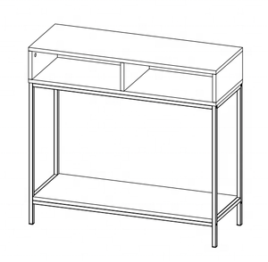 Mesa de consola de madera Premium, armario de comedor moderno de lujo, diseño elegante, aparador de almacenamiento multifuncional para sala de estar - Product Image 2