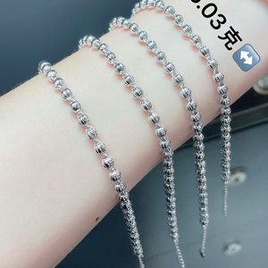 Bracelet en platine Xinfly, tendance et très demandé, en PT950 pur, pour femme, classique, à porter au quotidien, bijou chaîne, bracelet personnalisé. - Product Image 2