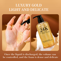 Gel Douche Moussant Corps au Lait d'Or 24K Hydratant Éclaircissant Exfoliant Entièrement Naturel Bio Contrôle du Sébum Logo Personnalisé Marque Privée