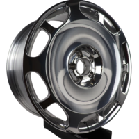 Nouvelles jantes forgées multi-rayons à déport profond 17-22 pouces, alliage poli miroir 19 pouces 5x112 5x120 PCD personnalisé pour voitures de luxe classiques