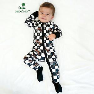 Miozing Vêtements pour bébés en gros en stock, pyjamas pour enfants en <span class=keywords><strong>bambou</strong></span>, pantalons de jogging pour enfants, vêtements de nuit pour enfants à double fermeture éclair - Product Image 1