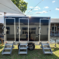 Offre Spéciale Remorque de toilettes portable personnalisée pour ateliers et immeubles de bureaux Remorque de toilettes publiques mobiles des fabricants