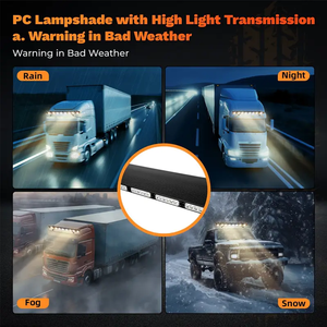 47 pouces <span class=keywords><strong>120</strong></span> <span class=keywords><strong>cm</strong></span> noir aluminium trafic lumière stroboscopique 88 <span class=keywords><strong>LED</strong></span> avertissement d'urgence Flare mince clignotant barre lumineuse pour voiture camion toit nouveau - Product Image 3
