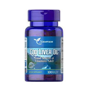 Privatel Label Vitamins Supplements Fish Cod Liver Oil 415 Mg Softgel Capsules