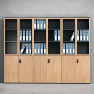New Metal Cabinet Stainless Steel Cabinet Glass Modern Filing Office Cabinet