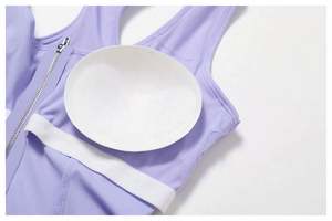 مخصص سحاب الجبهة فستان تنس مع السراويل التنورات التنس مجموعة الرياضة النساء اللياقة البدنية الغولف بدلة تجريب الجري ارتداء الملابس - Product Image 5