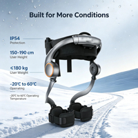 Exosquelette motorisé portable pour le bas du corps, pour le soutien de la mobilité, avec double batterie, chargement Type C et randonnée