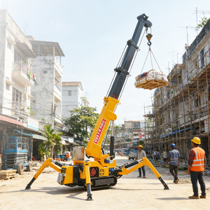 Grúa Araña Mini de 3 Toneladas, Totalmente Hidráulica, con Plataforma Elevadora, Compacta, para Interiores y Exteriores, Equipo de Construcción - Product Image 3