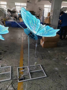 Led ali mobili <span class=keywords><strong>farfalla</strong></span> <span class=keywords><strong>blu</strong></span> rosa viola Led <span class=keywords><strong>farfalla</strong></span> adatta per la decorazione di eventi per feste di nozze - Product Image 5