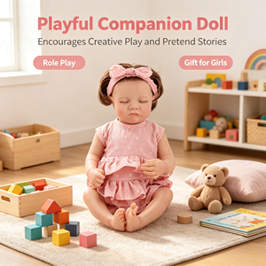 Muñeca <span class=keywords><strong>Reborn</strong></span> Realista <span class=keywords><strong>de</strong></span> 18 Pulgadas (45.72 cm) con <span class=keywords><strong>Cuerpo</strong></span> <span class=keywords><strong>de</strong></span> Vinilo Ponderado, Atuendos Surtidos, Juguete Personalizable, Regalo para Niños y Coleccionistas - Product Image 3