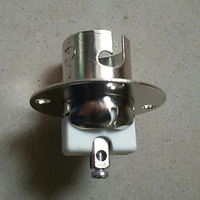 Nouveaux supports de lampes marines à vis BA15S BA15D BAY15D, plaqués cuivre-nickel, bases de lampes pour accessoires d'éclairage de navires