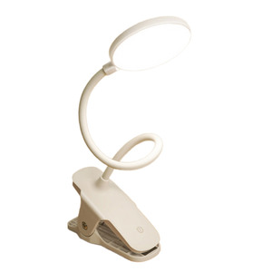 Lámpara de mesa con Clip portátil <span class=keywords><strong>LED</strong></span>, lámpara de escritorio con Clip recargable por <span class=keywords><strong>USB</strong></span>, luz nocturna de lectura para cama, 3 modos de atenuación, luz de protección ocular - Product Image 1