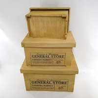 Vente de gros Boîte à chaussures en bois personnalisée