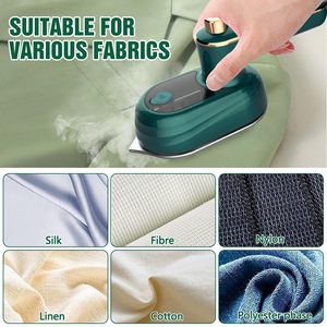 Plancha de Ropa Ligera, Mini Plancha Portátil, Diseño de Planchado en Seco y Húmedo, Plancha de Viaje Compacta para Uso en Campamentos - Product Image 2